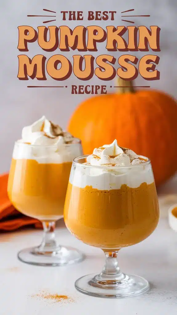 Light and Creamy Pumpkin Mousse Recipe 1 Pumpkin Mousse