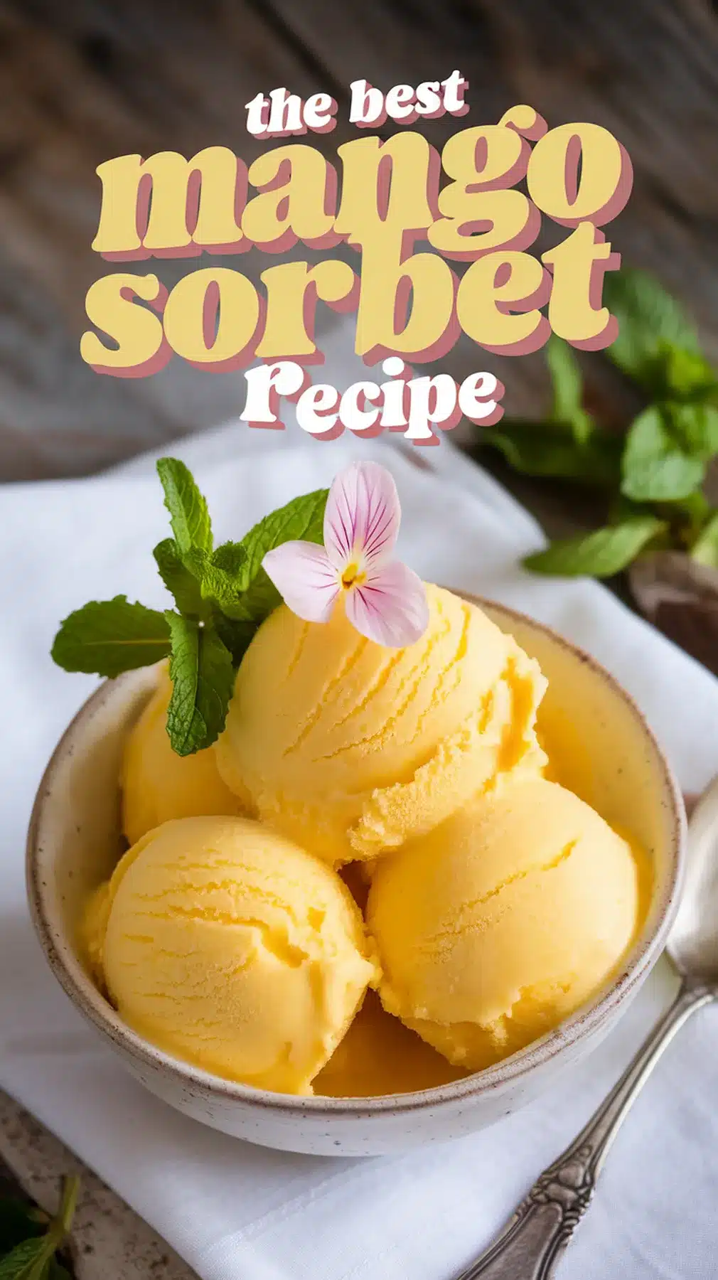 Refreshing Mango Sorbet Recipe
