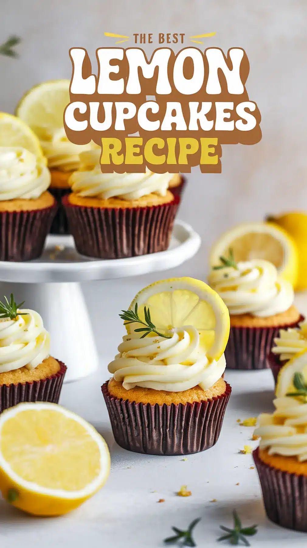 Zesty Lemon Cupcakes with Creamy Frosting
