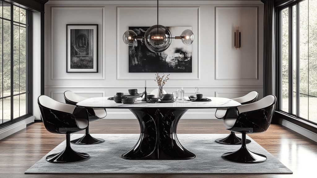 contemporary dining room