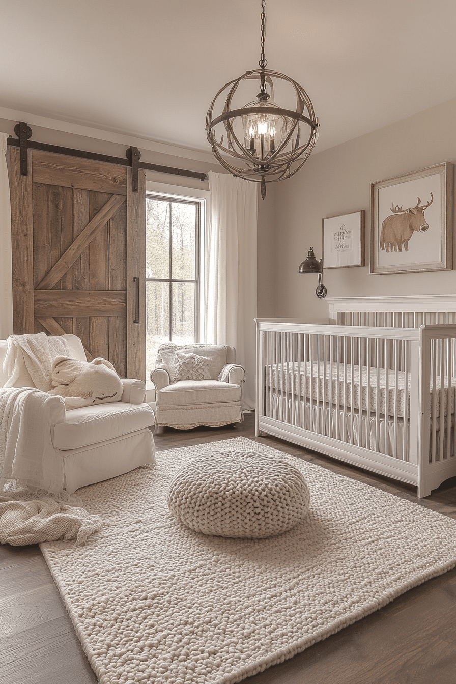 Rustic Farmhouse Baby Room