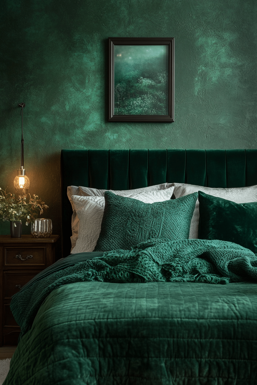 moody bedroom