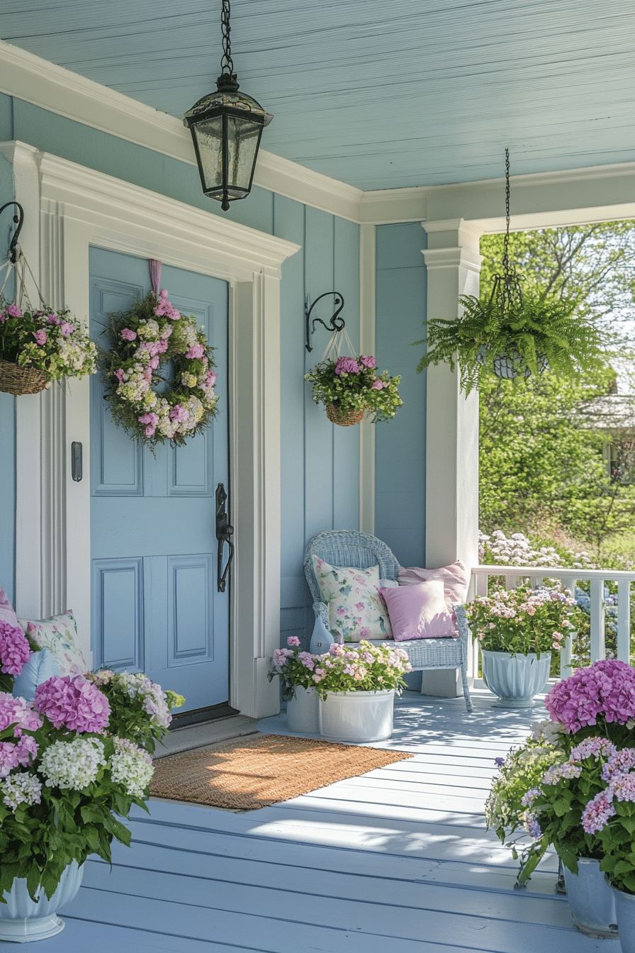 easter porch decor