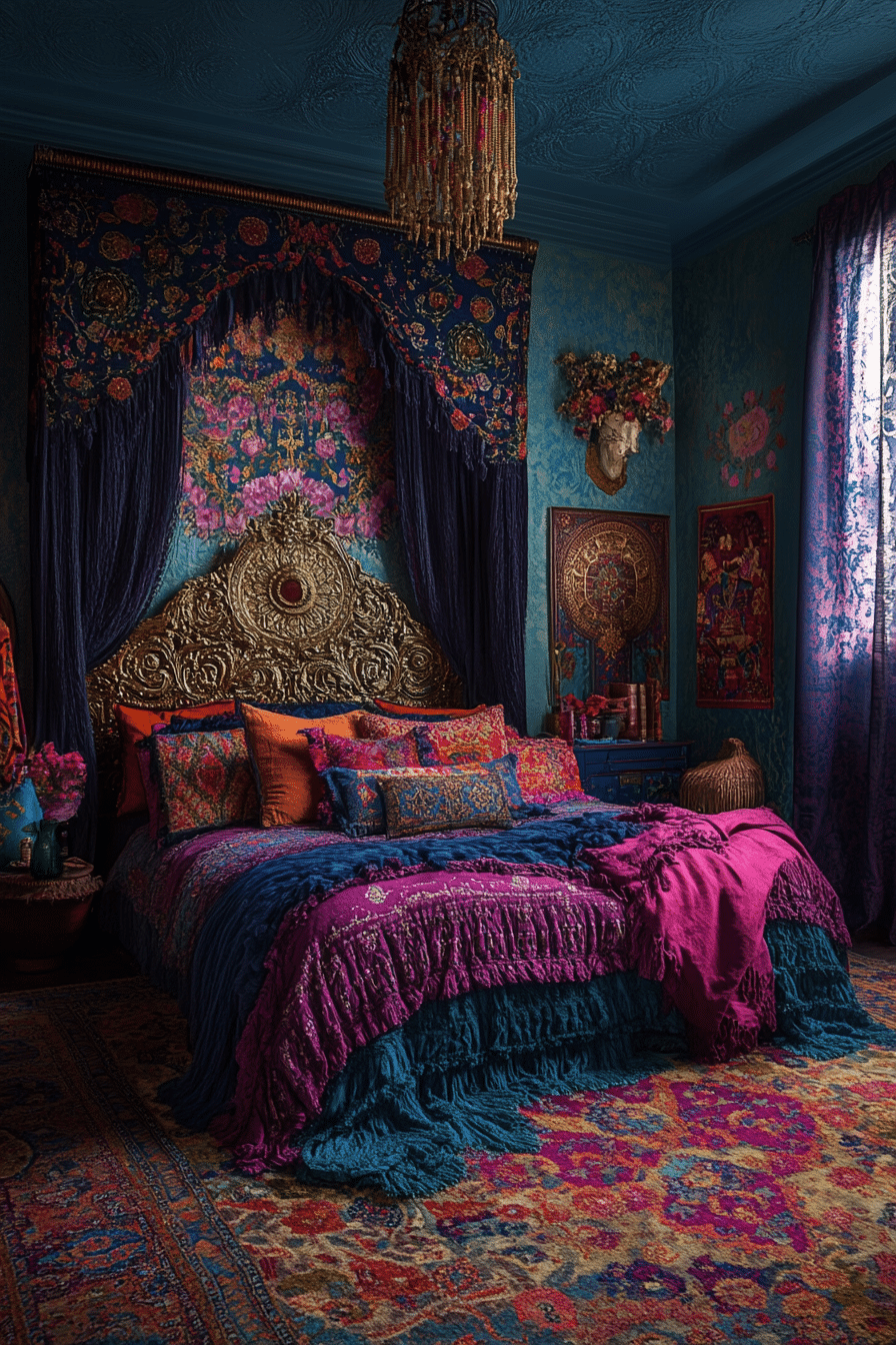 boho gothic bedroom