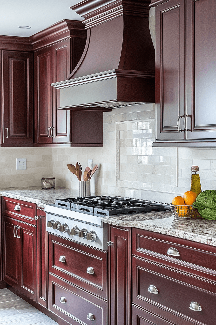 moody kitchen cabinets