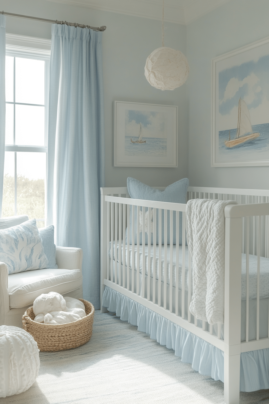 Coastal Baby Room