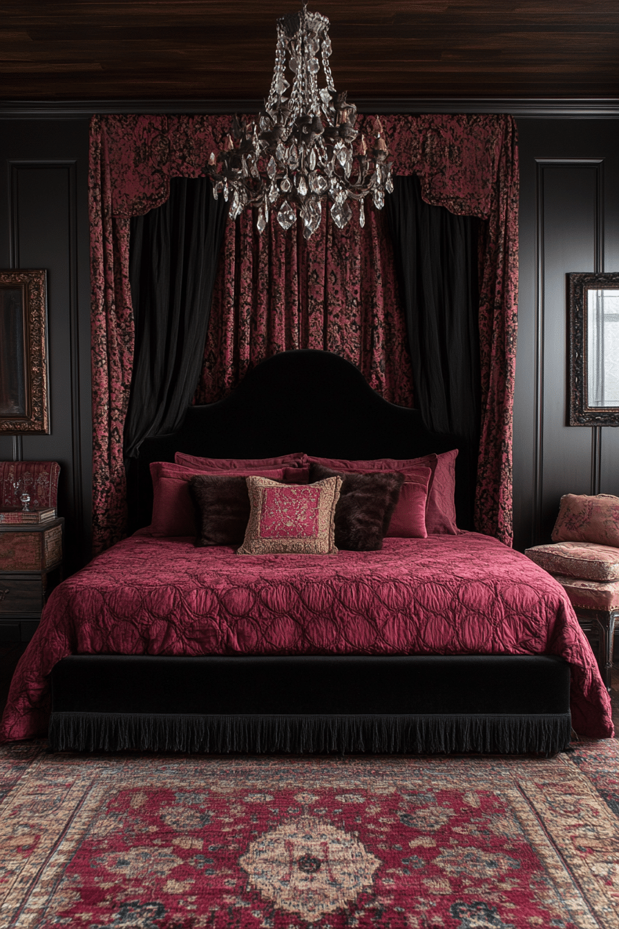 boho gothic bedroom