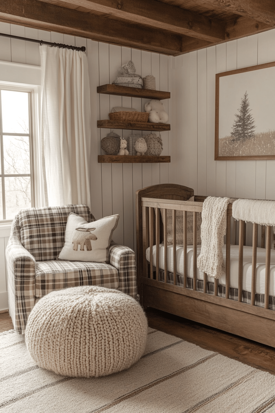Rustic Farmhouse Baby Room