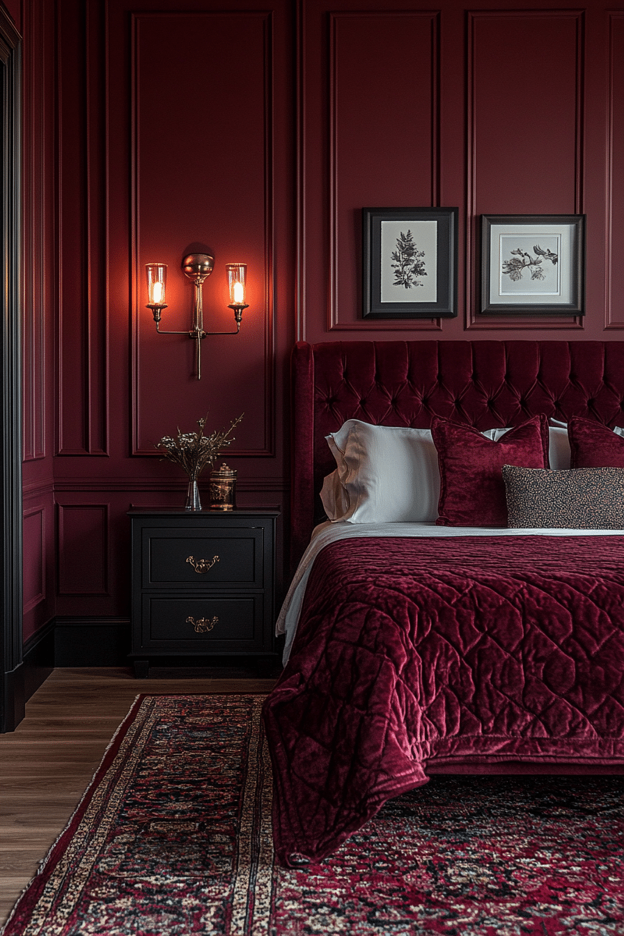 moody romantic bedroom
