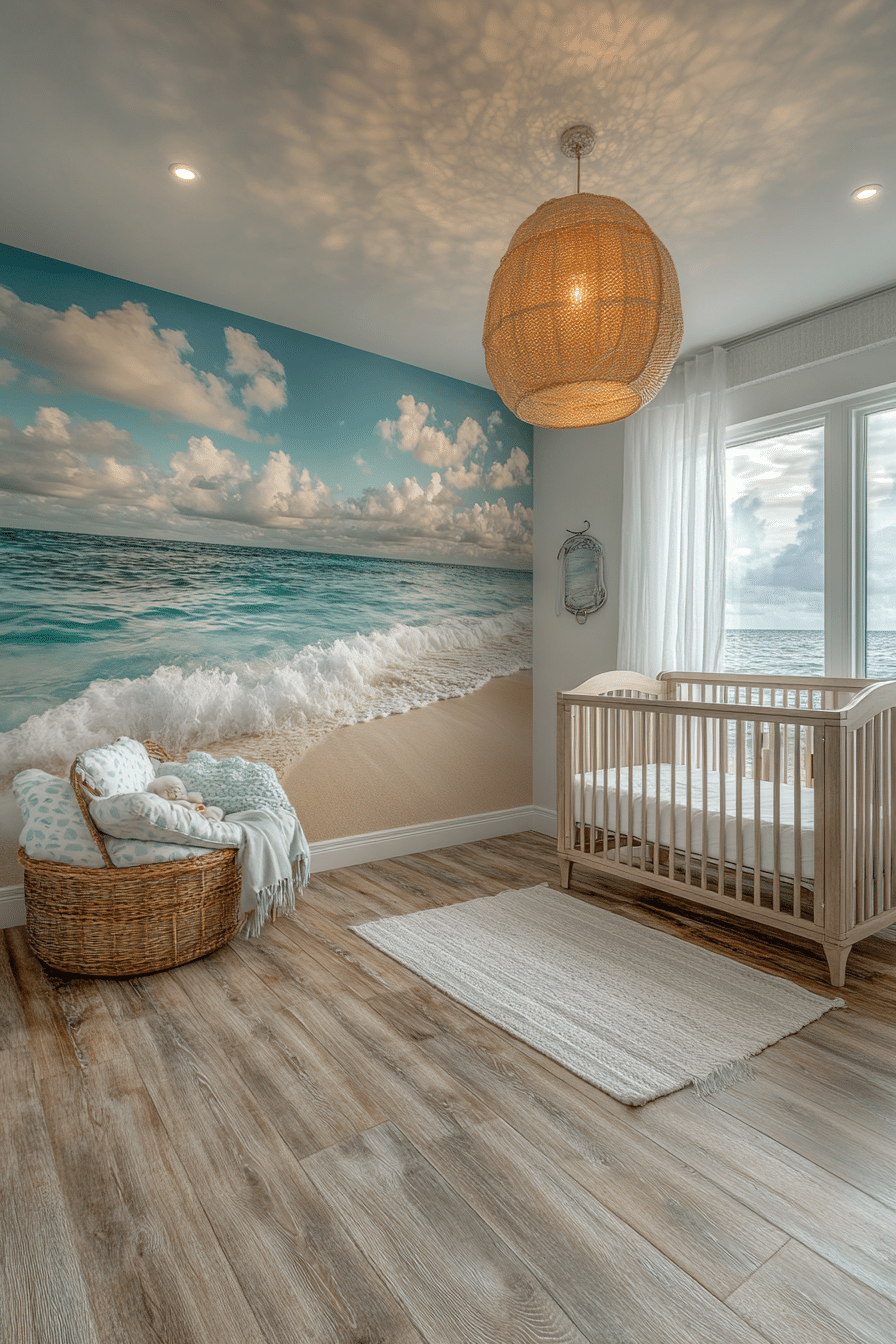 Coastal Baby Room