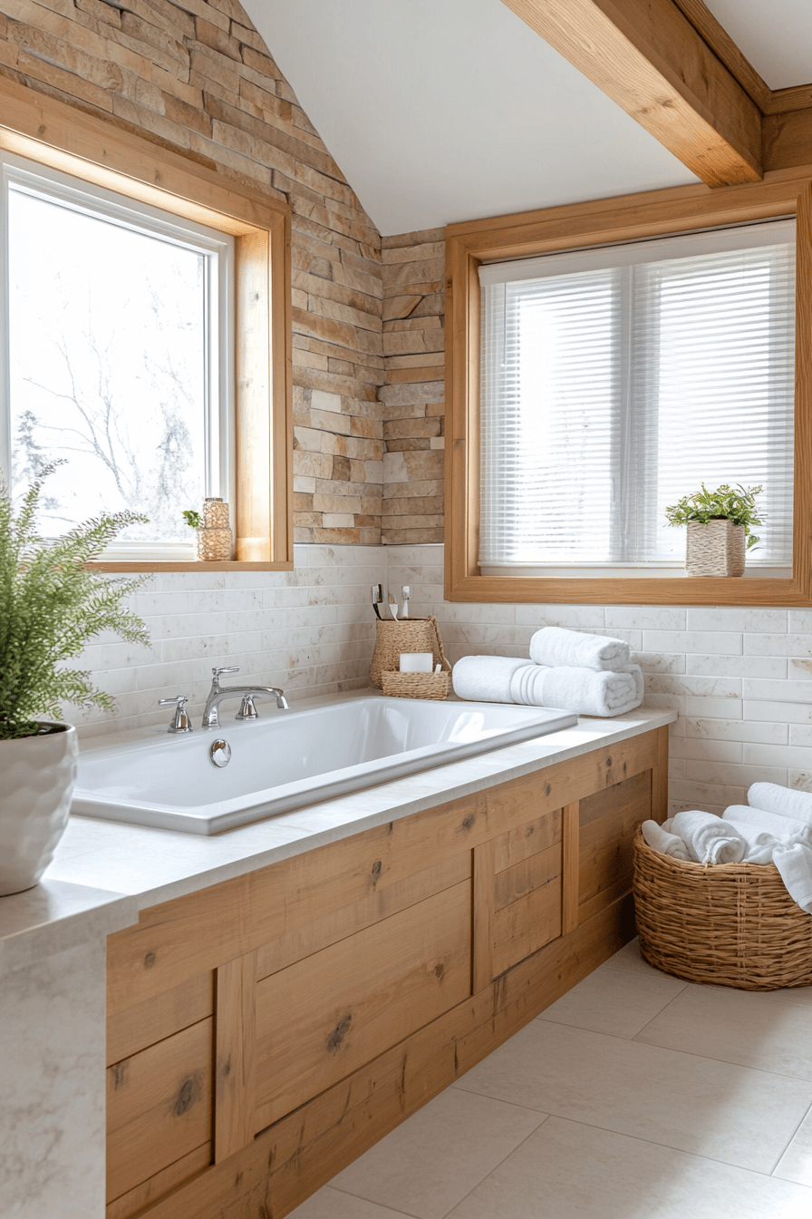 tropical bathroom