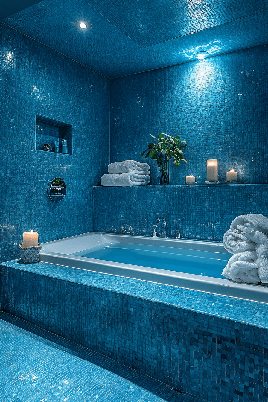tropical bathroom