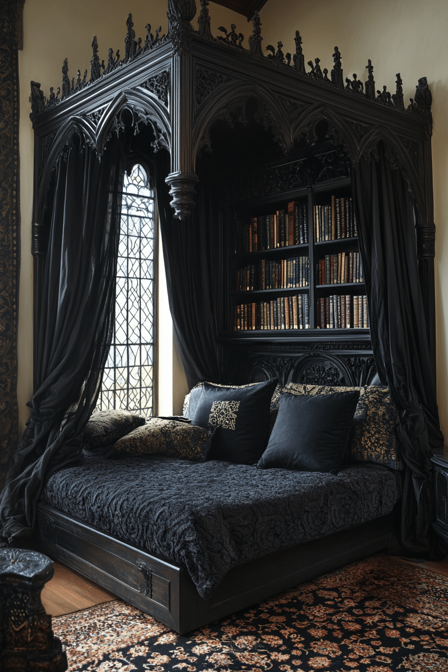 boho gothic bedroom