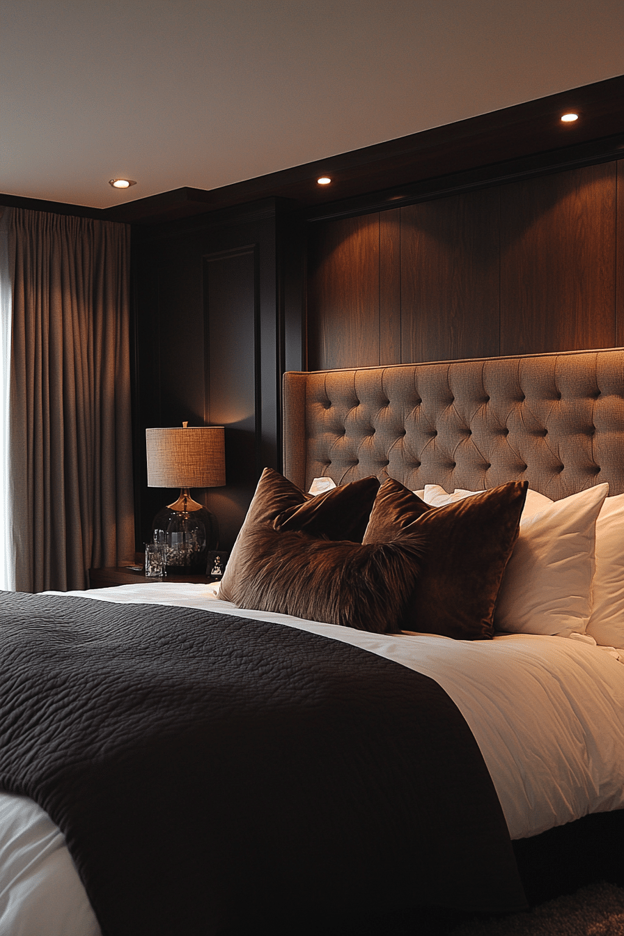 moody bedroom