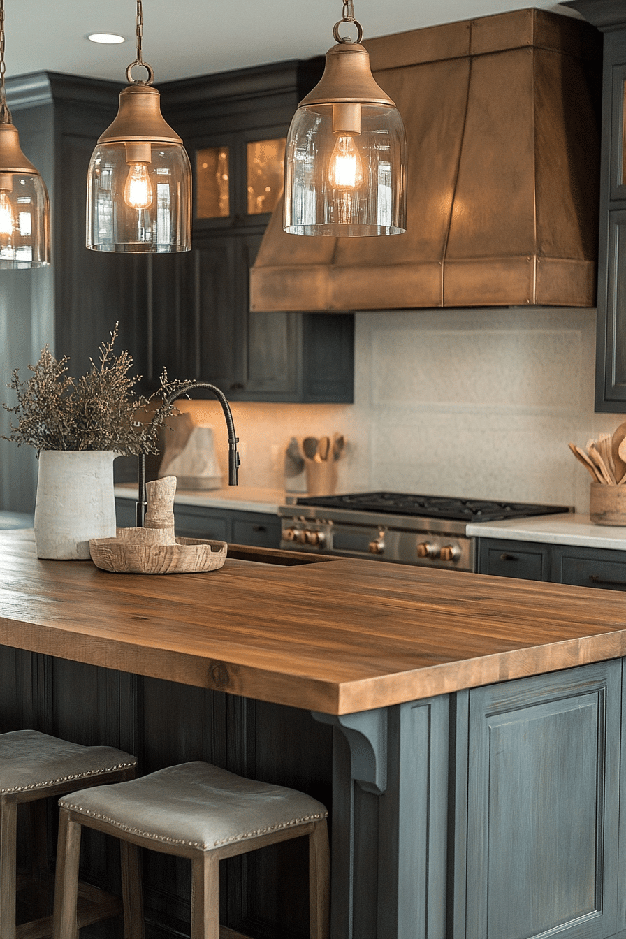 moody kitchen