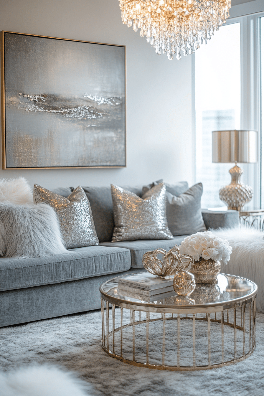 Grey couch aesthetic