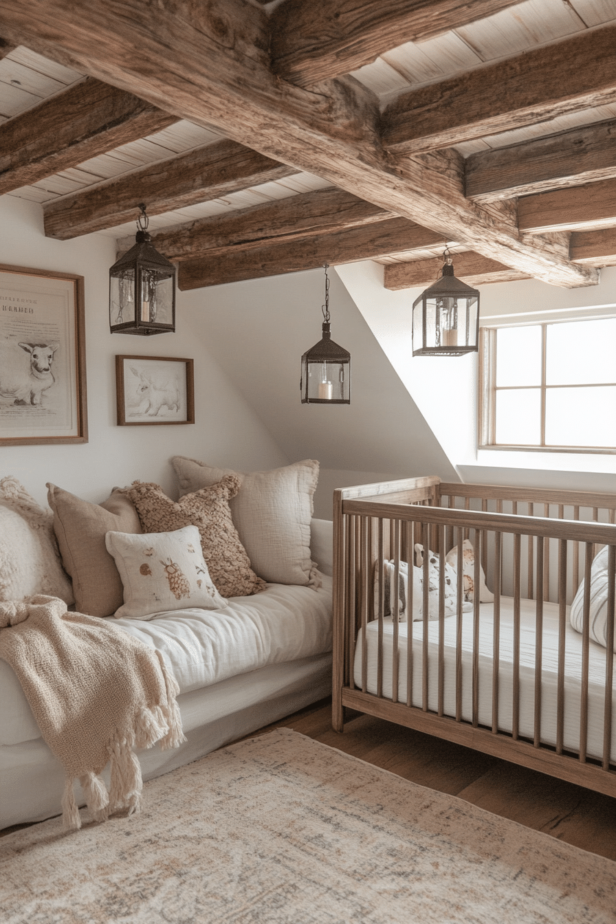 Rustic Farmhouse Baby Room