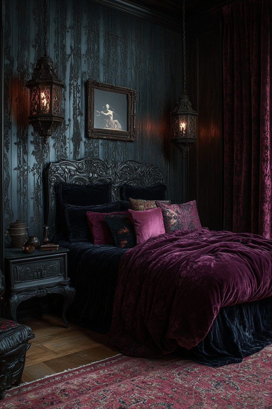 boho gothic bedroom