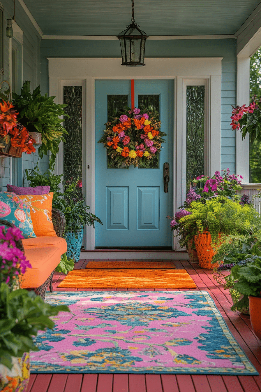 easter porch decor