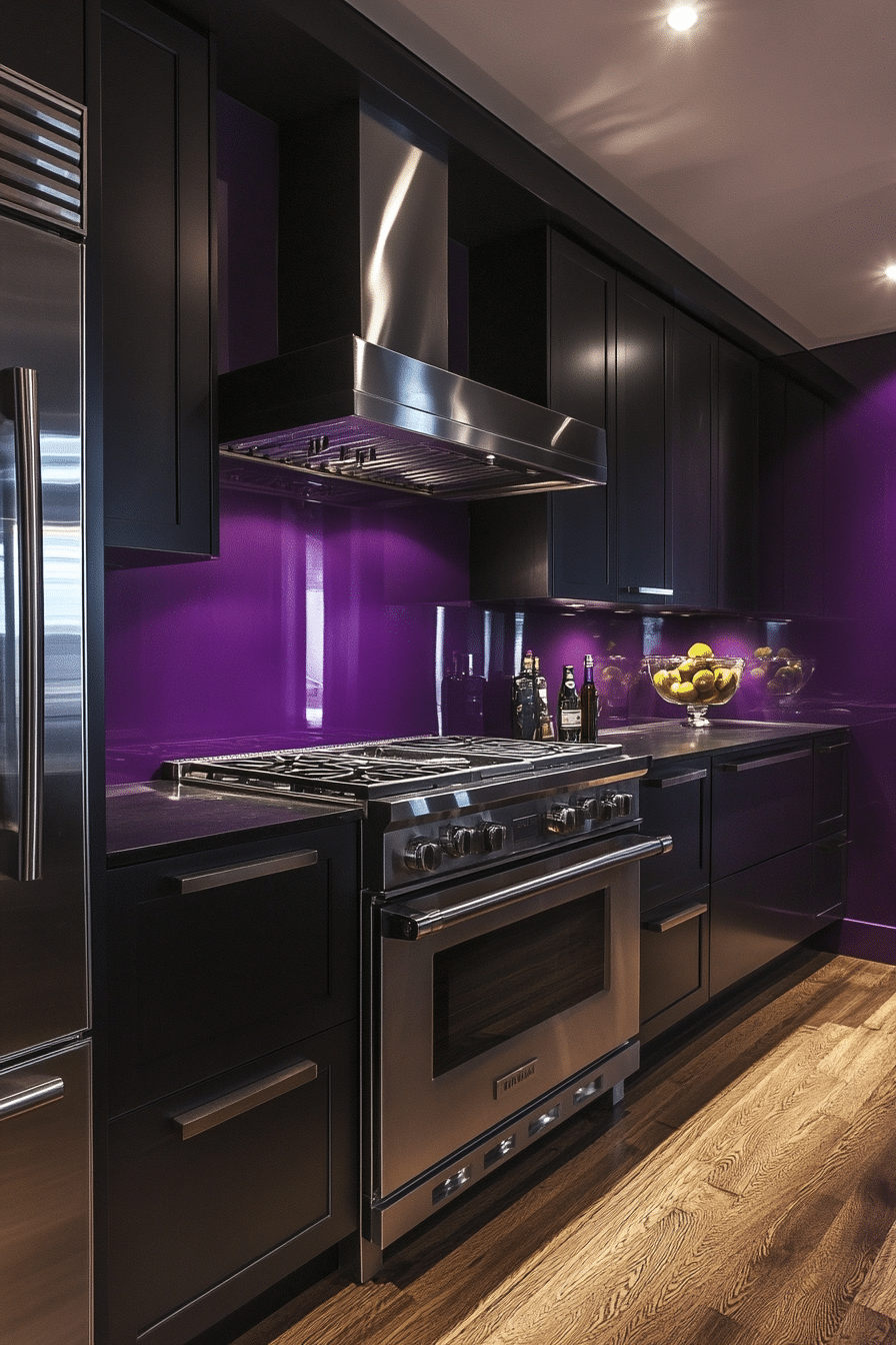 moody kitchen