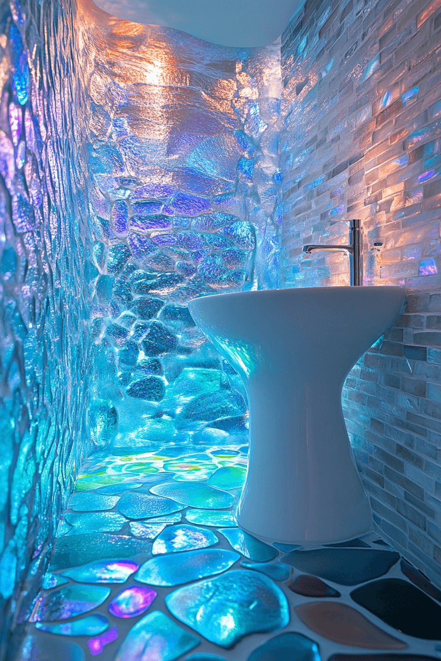 tropical bathroom