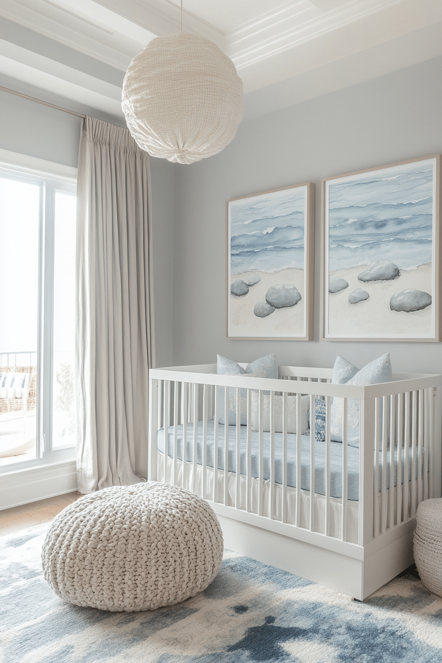 Coastal Baby Room