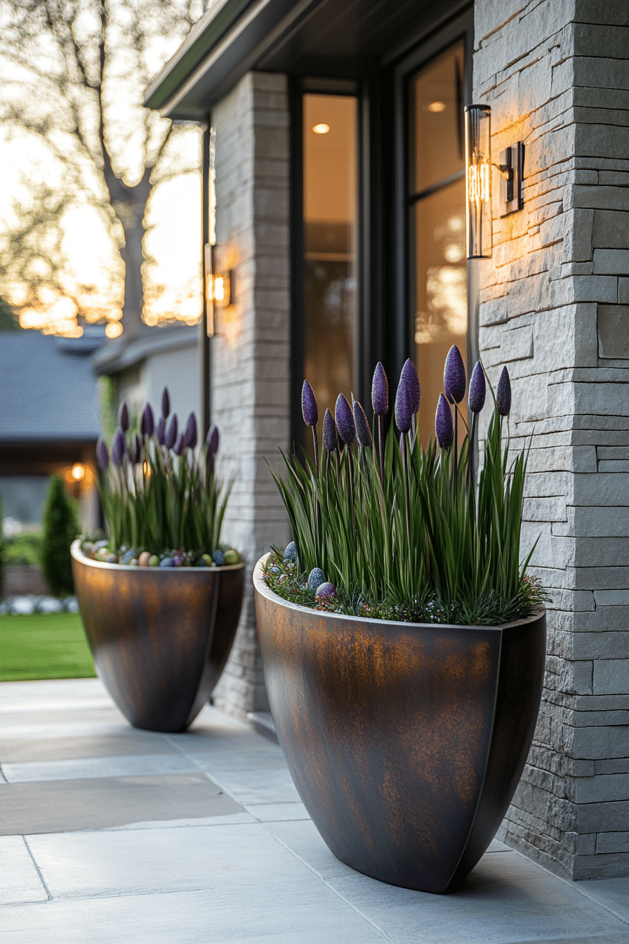 easter porch decor