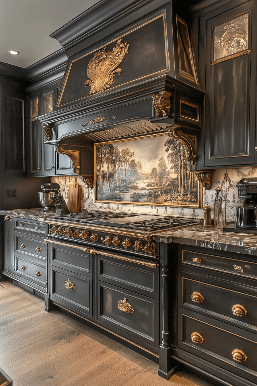 modern vintage kitchen
