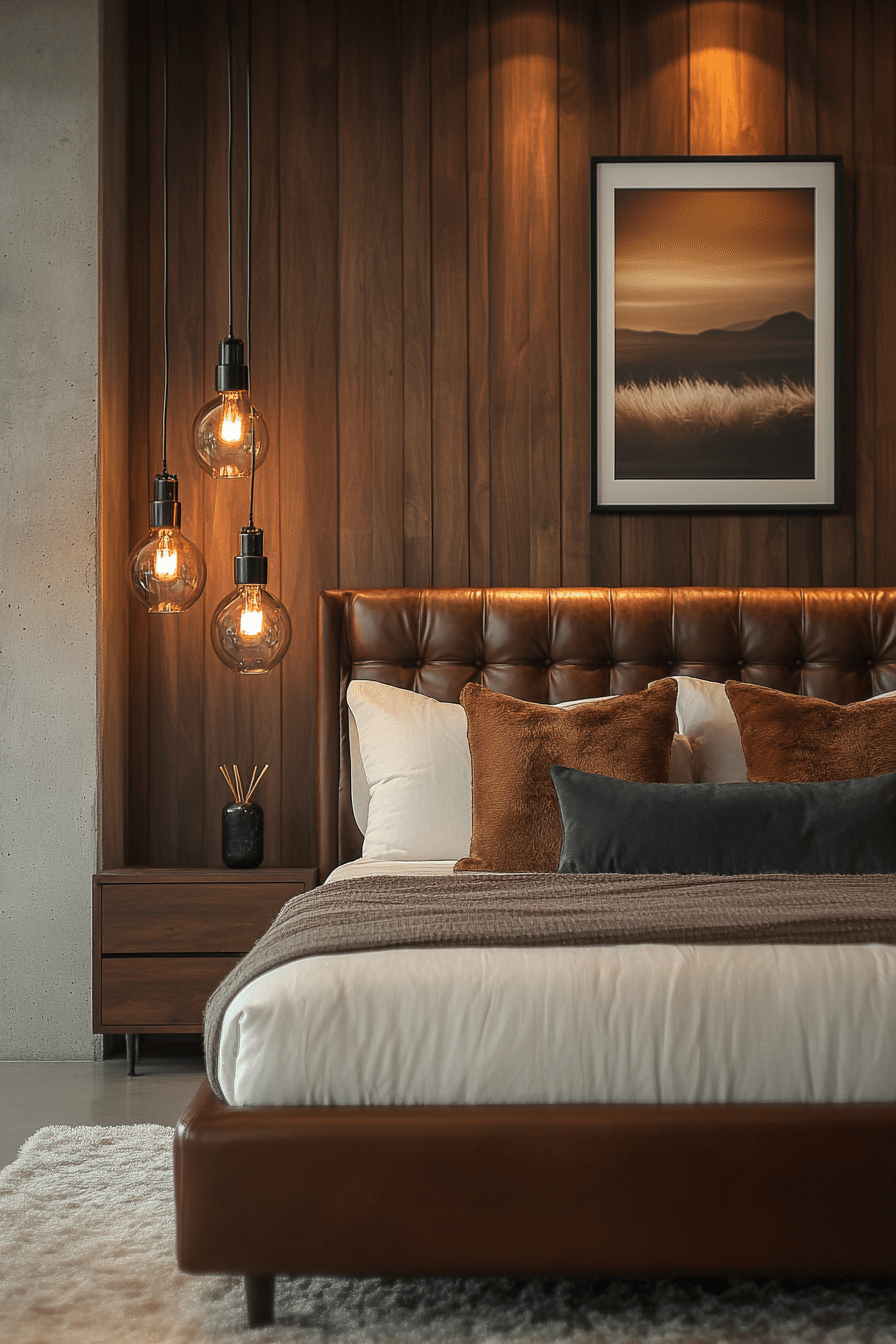 moody bedroom