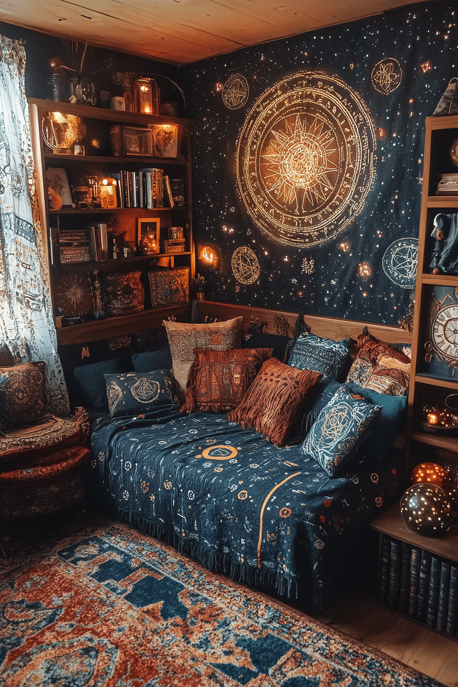 boho gothic bedroom