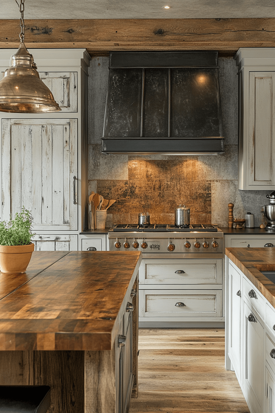 modern vintage kitchen