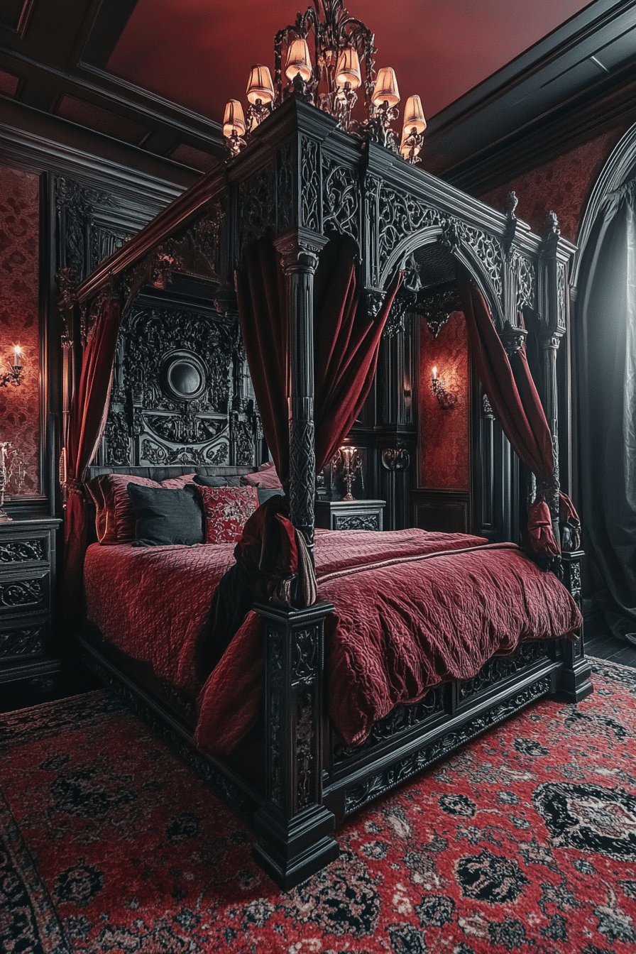 boho gothic bedroom