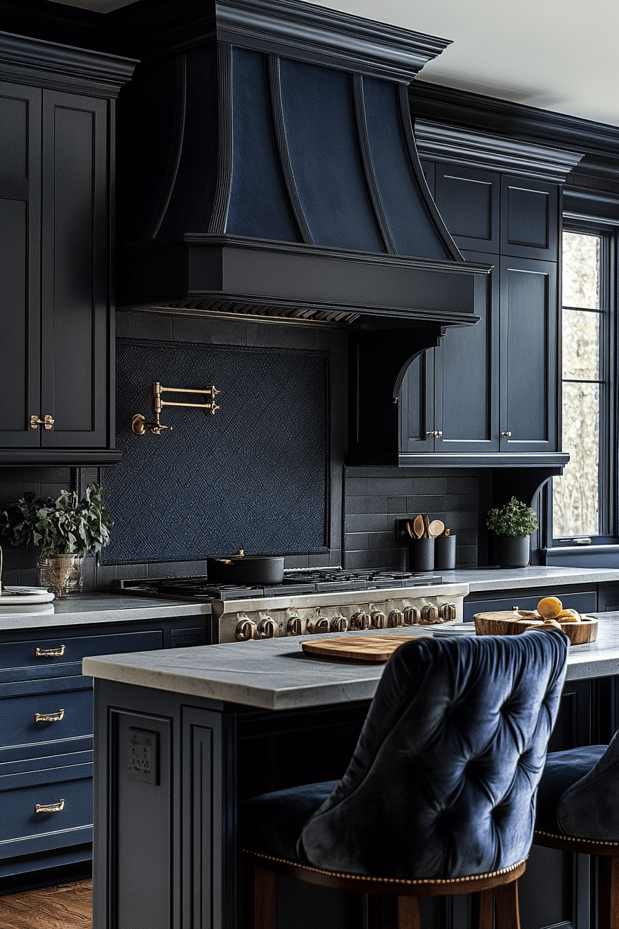 moody cottage kitchen