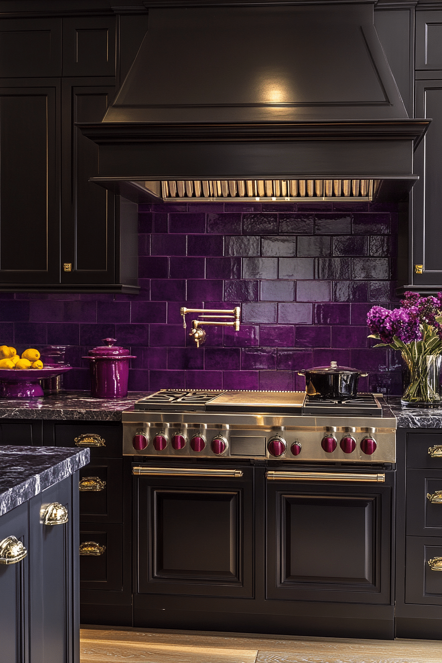 moody kitchen