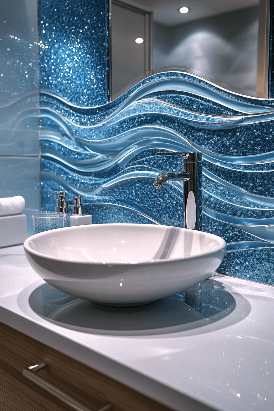 tropical bathroom