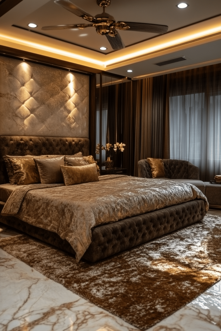 Luxury bedroom master