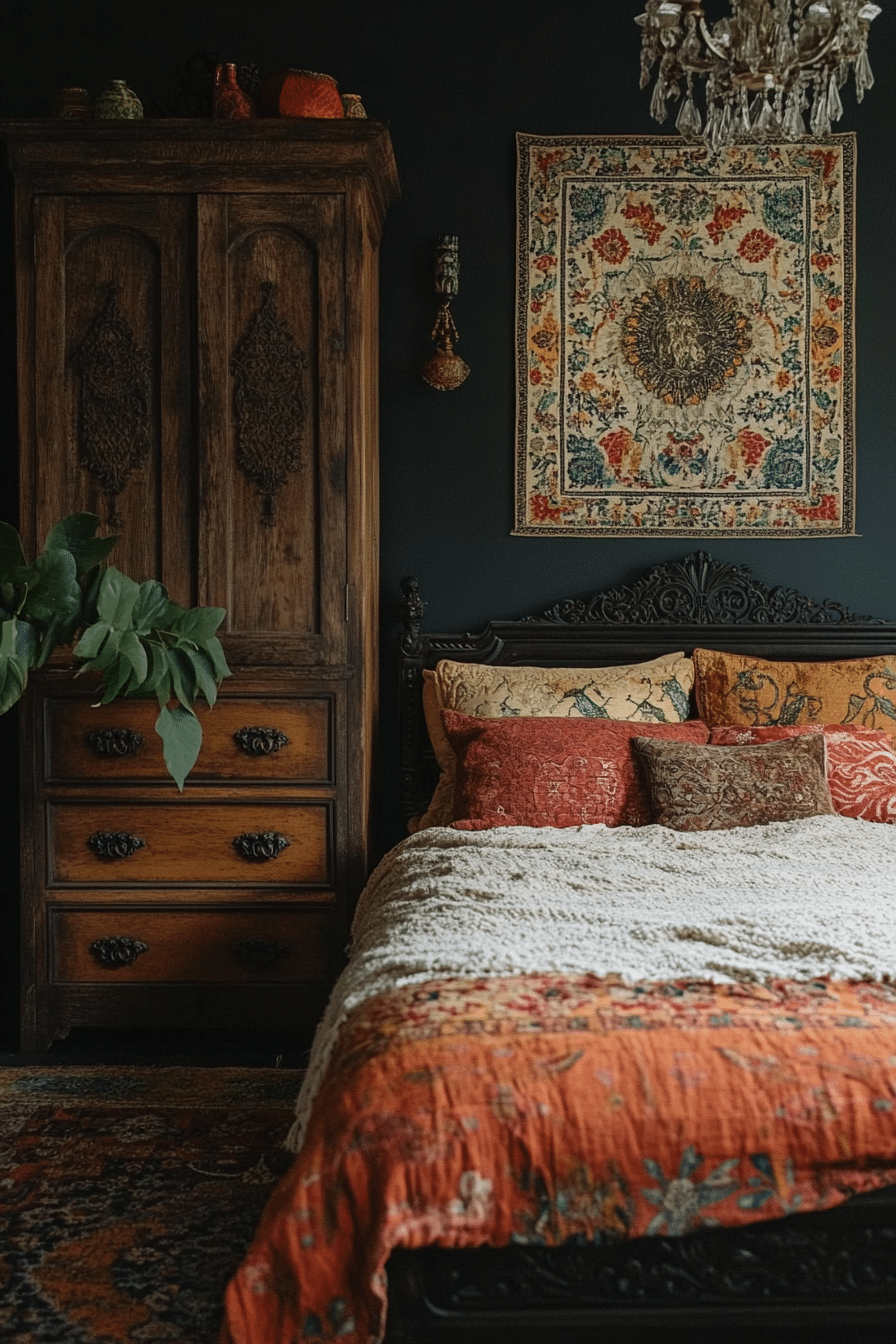 boho gothic bedroom