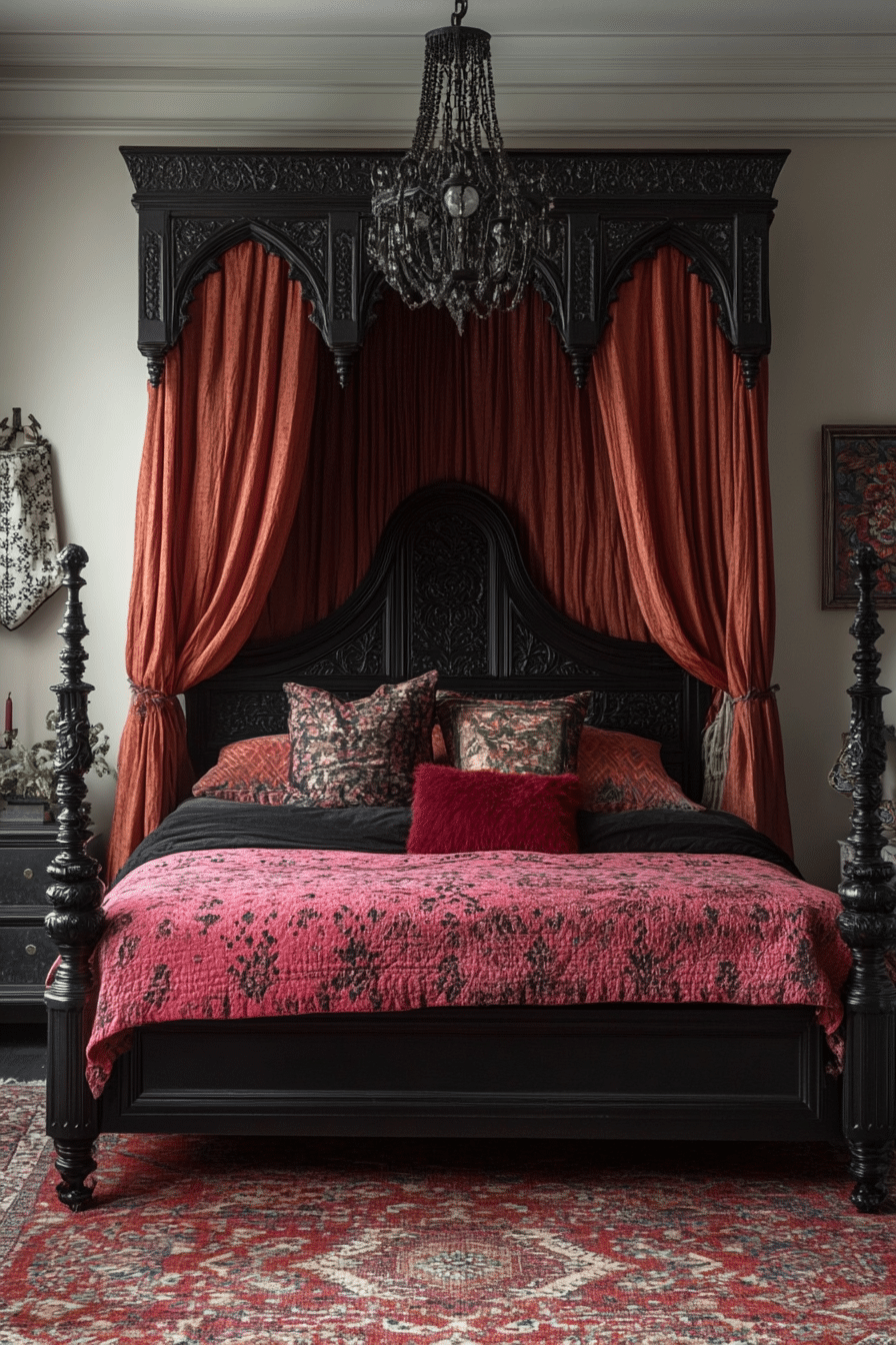 boho gothic bedroom