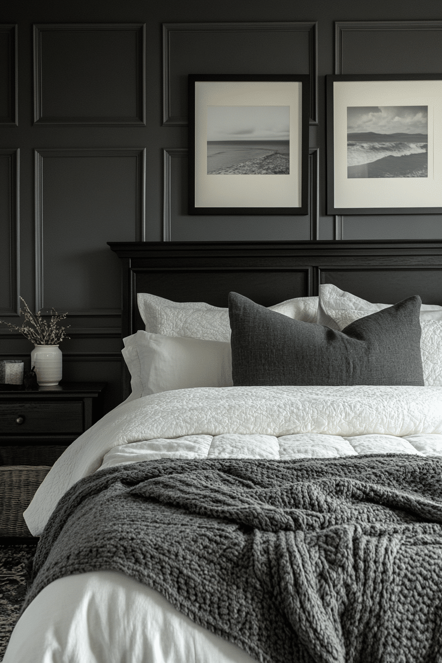moody bedroom