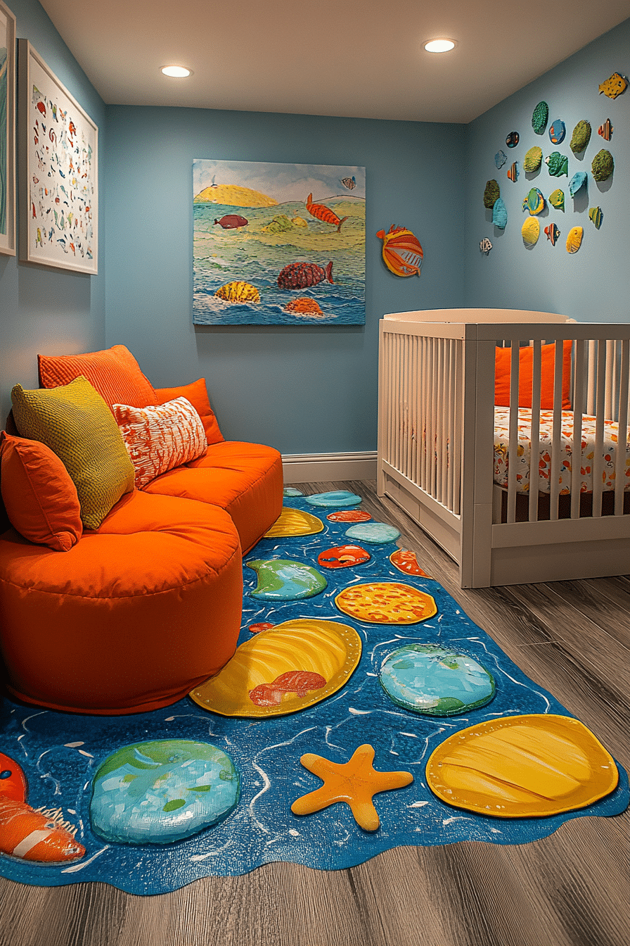 Coastal Baby Room