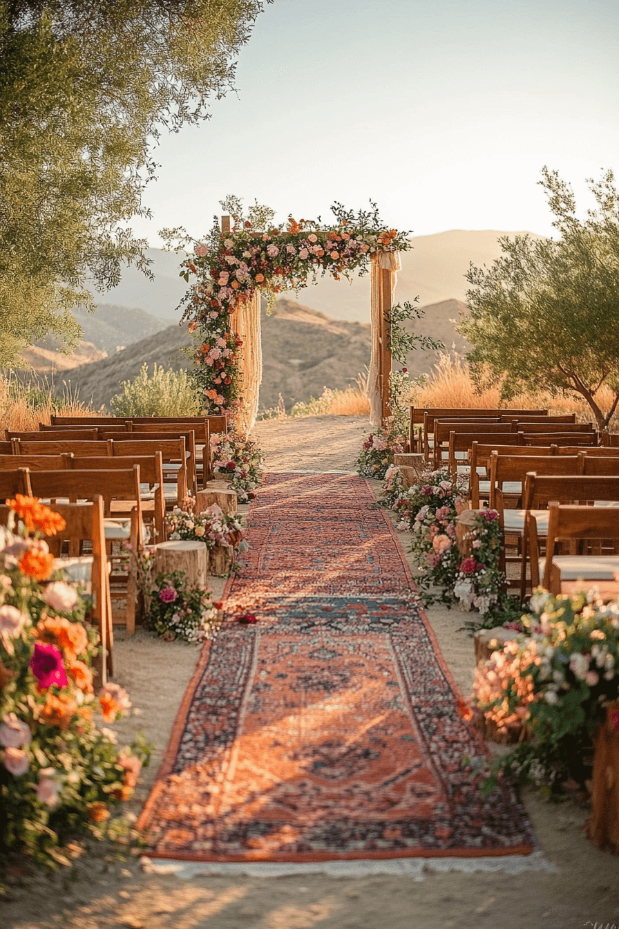 modern vintage wedding