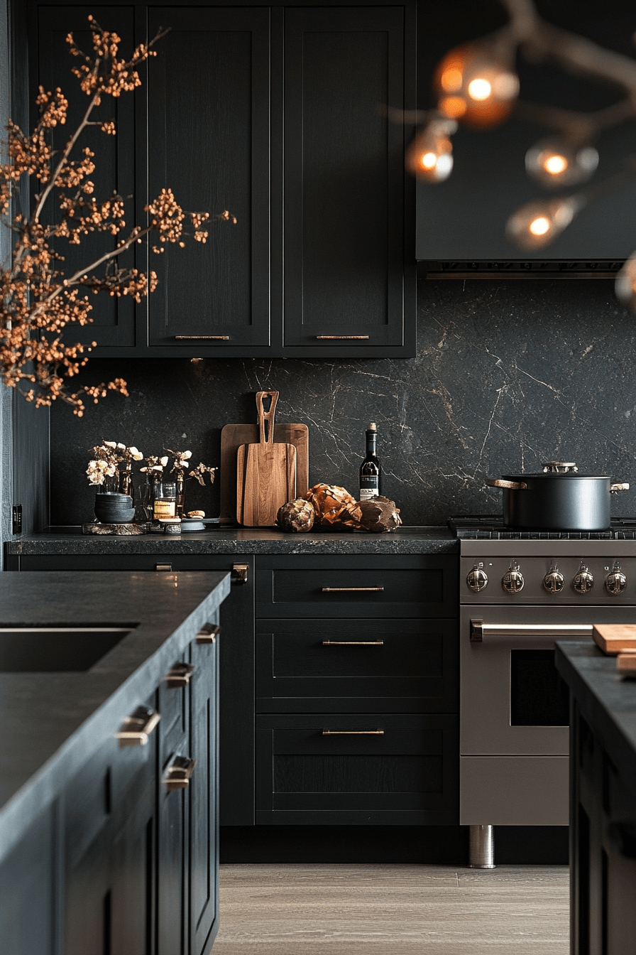 moody cottage kitchen