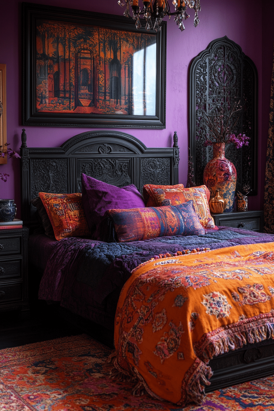 boho gothic bedroom