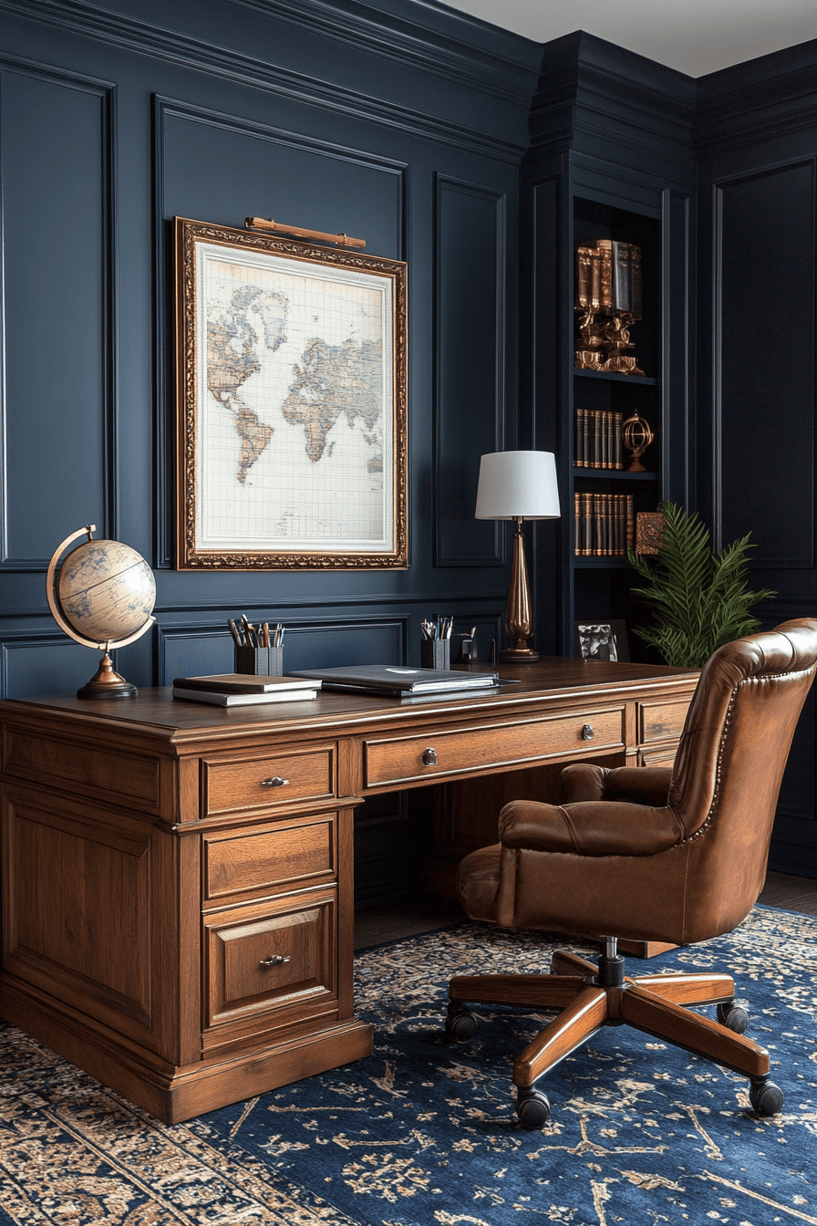 29 Moody Office Ideas For A Stunning, Cozy, And Functional Office Space ...