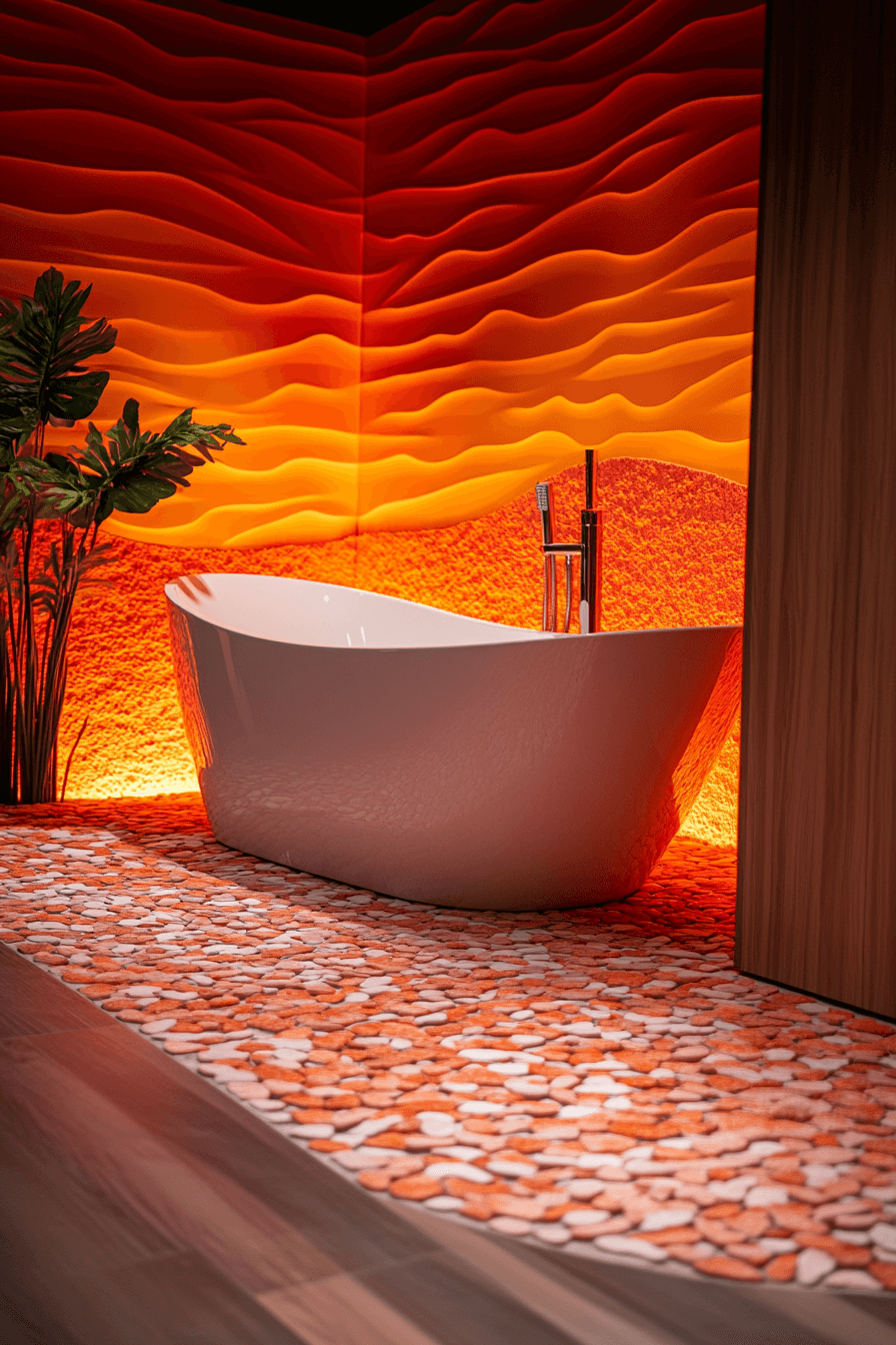 tropical bathroom