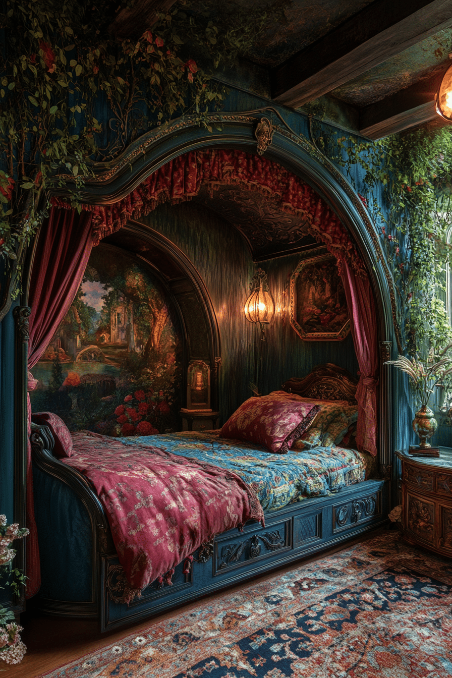 boho gothic bedroom