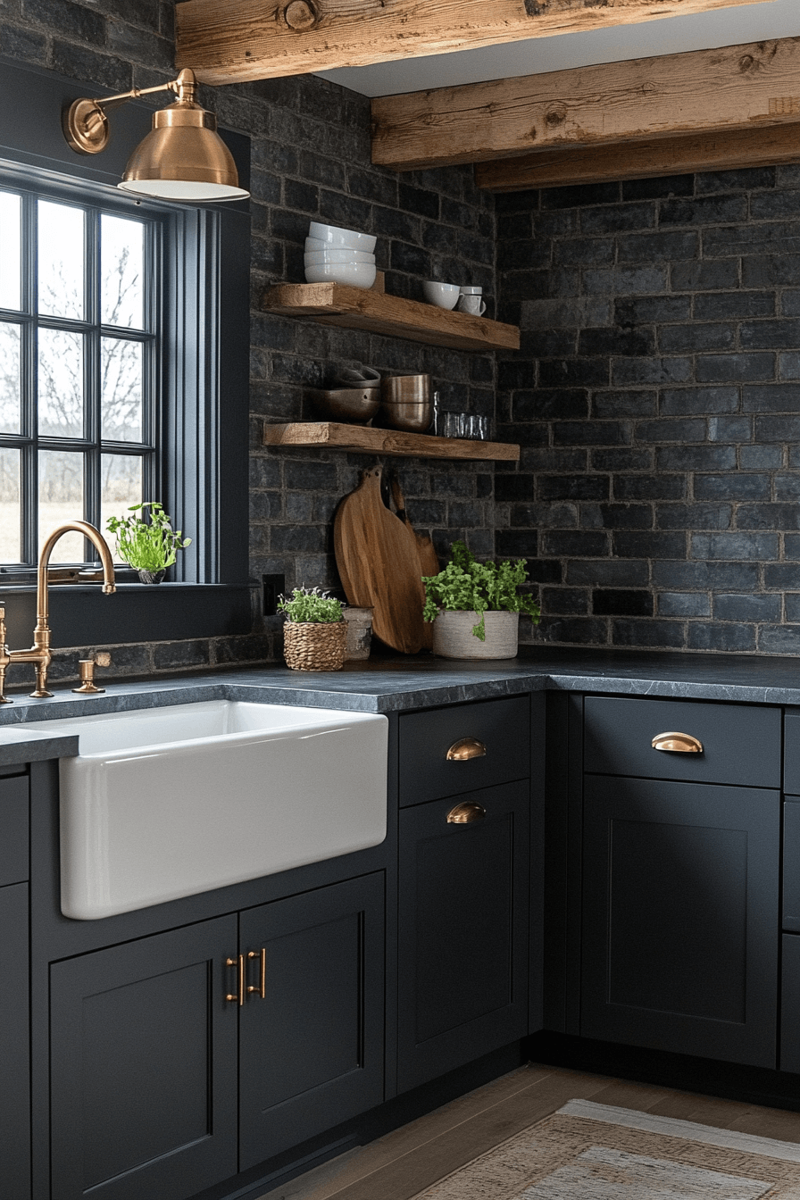 29 Dark Kitchen Aesthetic Ideas That Blend Warmth With Boldness ...