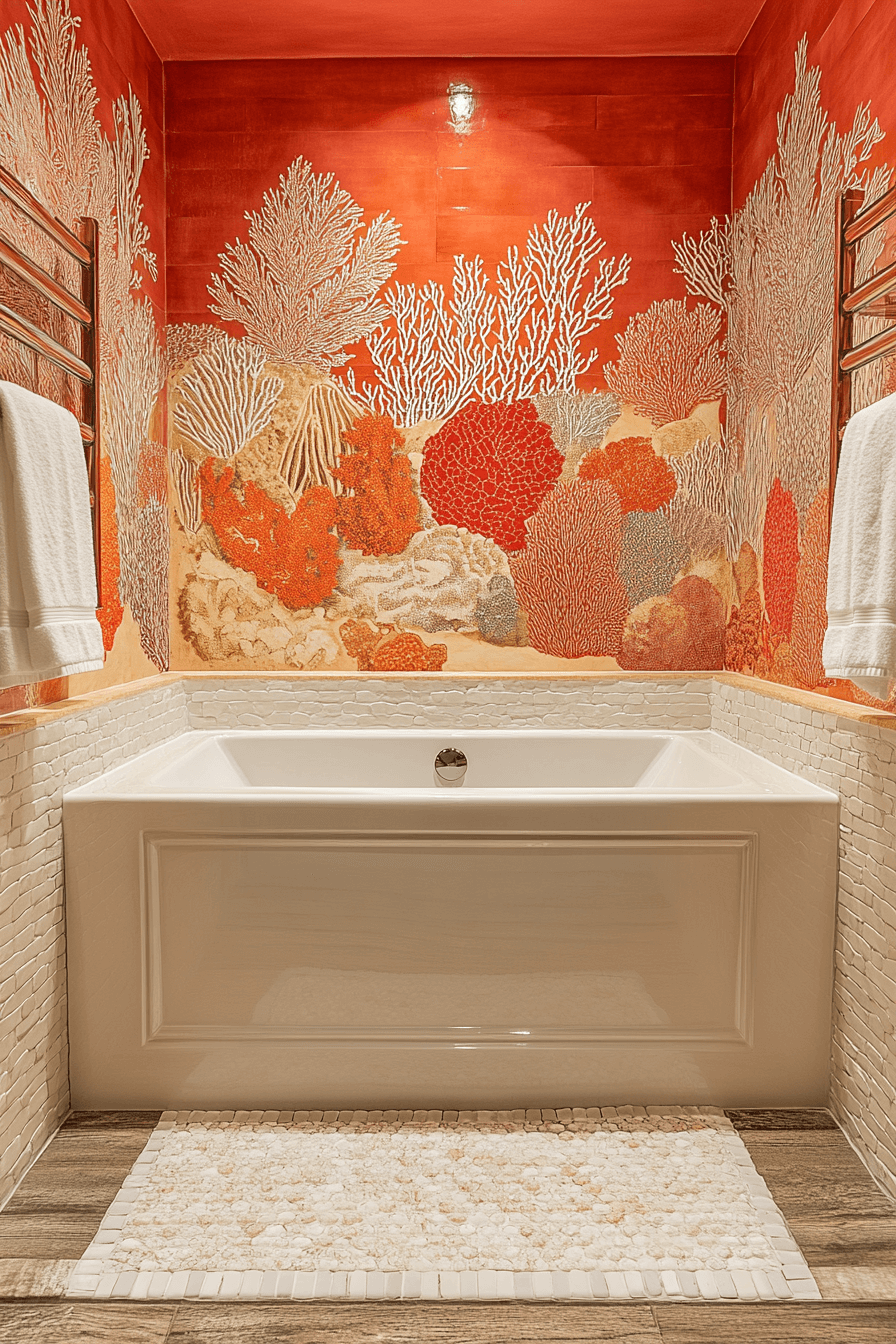 tropical bathroom