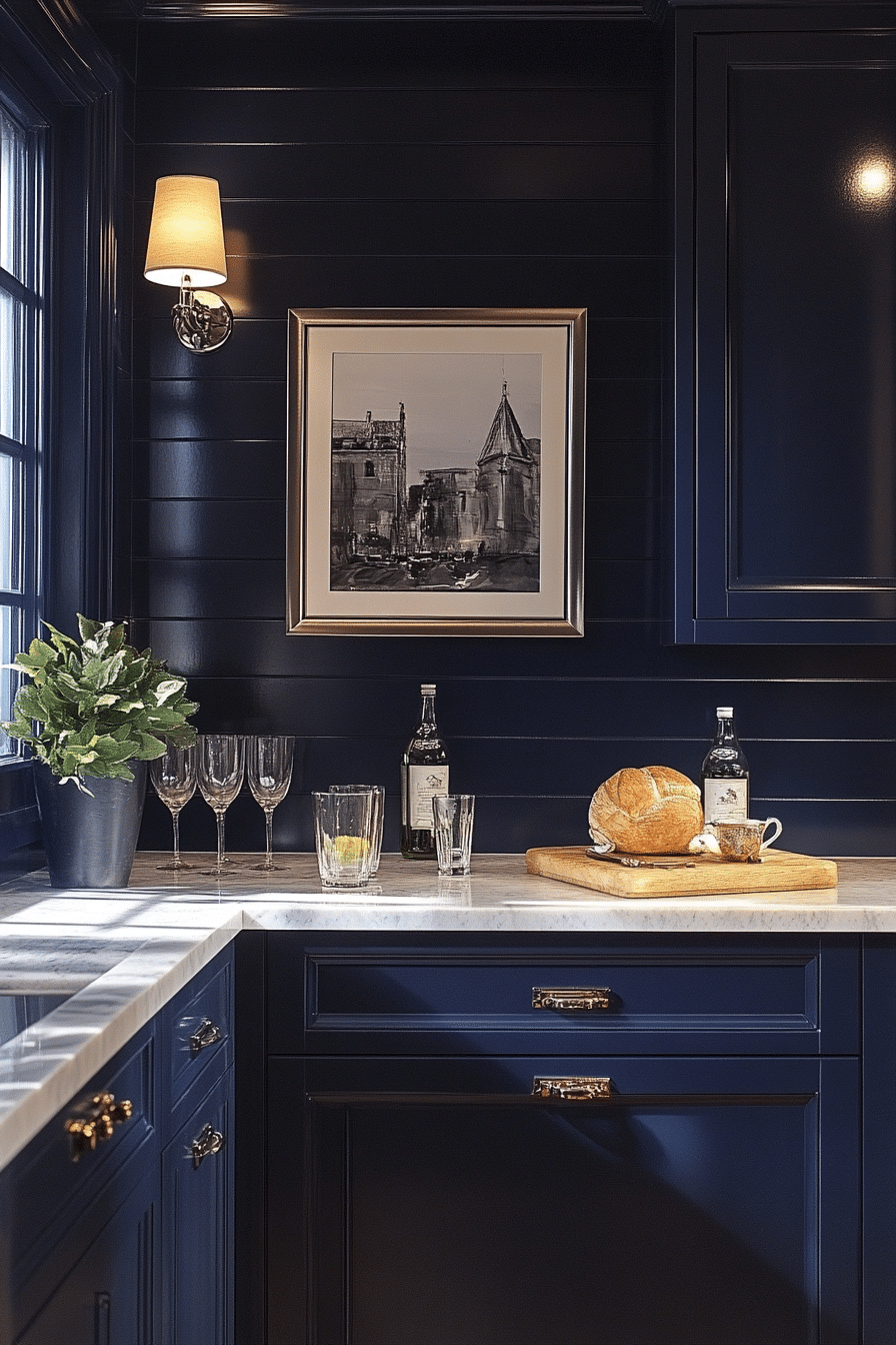 moody kitchen