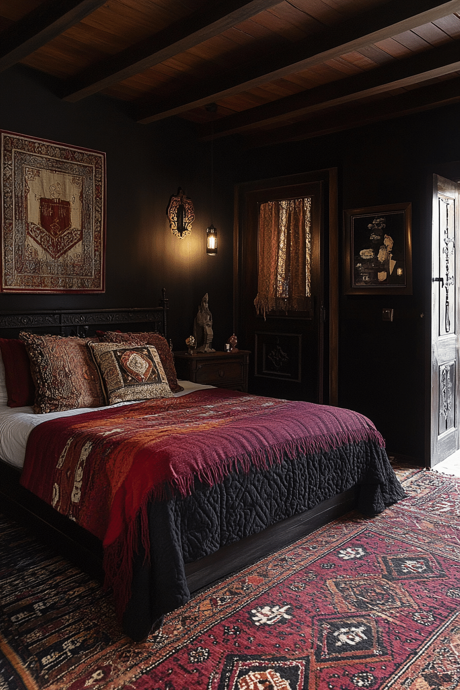 boho gothic bedroom